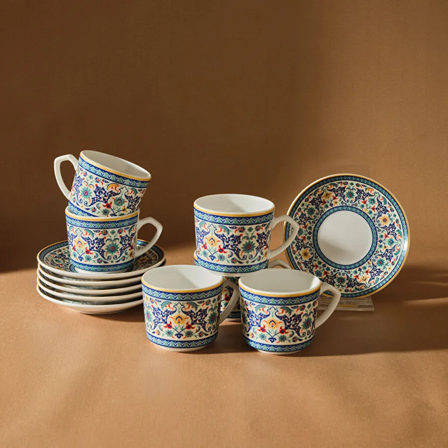 [153.03.05.0130] KARACA BEYLERBEYİ 80 ML COFFEE CUP FOR 6 PEOPLE