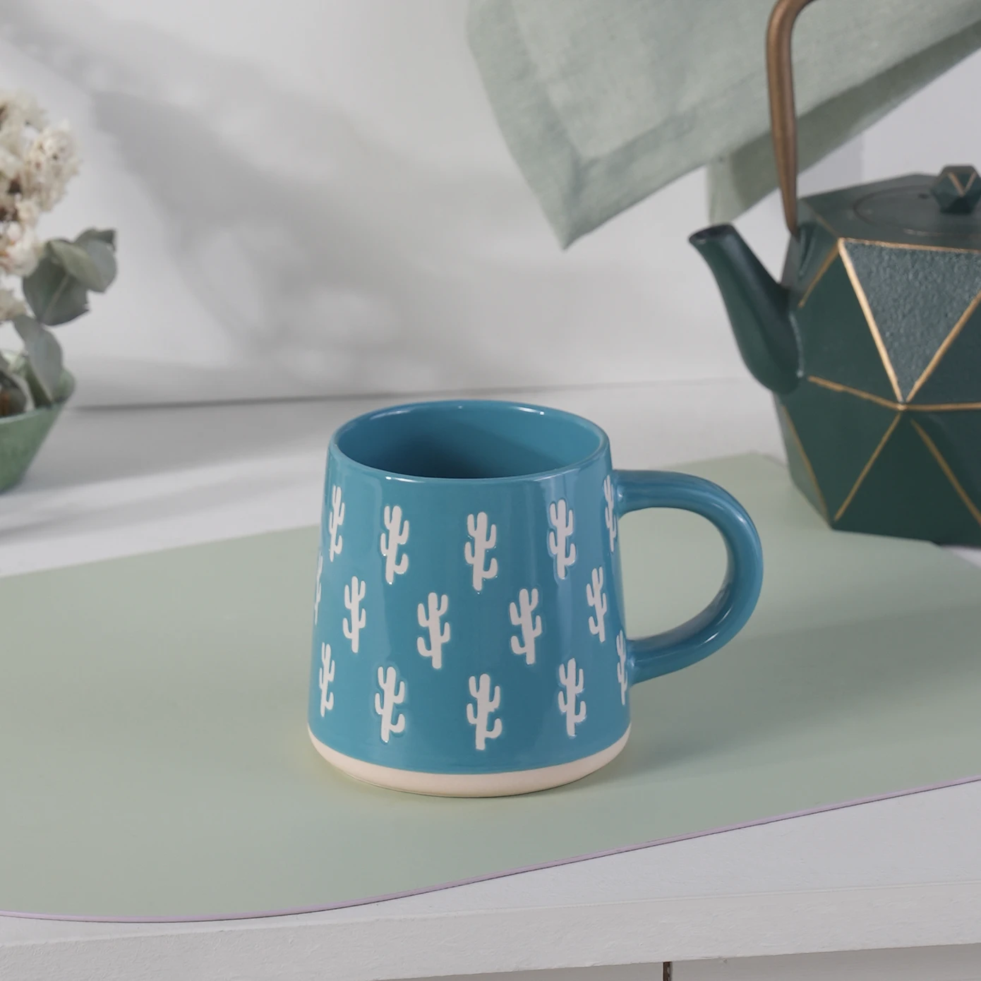 [153.09.01.2854] KARACA CACTUS 380 ML MUG