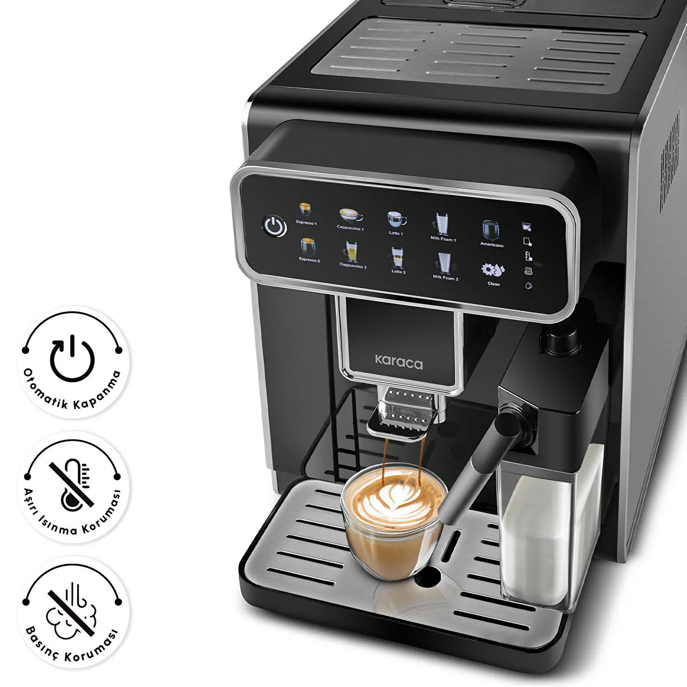 [1000160399001] KARACA COFFEEMAESTRO TAM OTOMATİK, BLAC