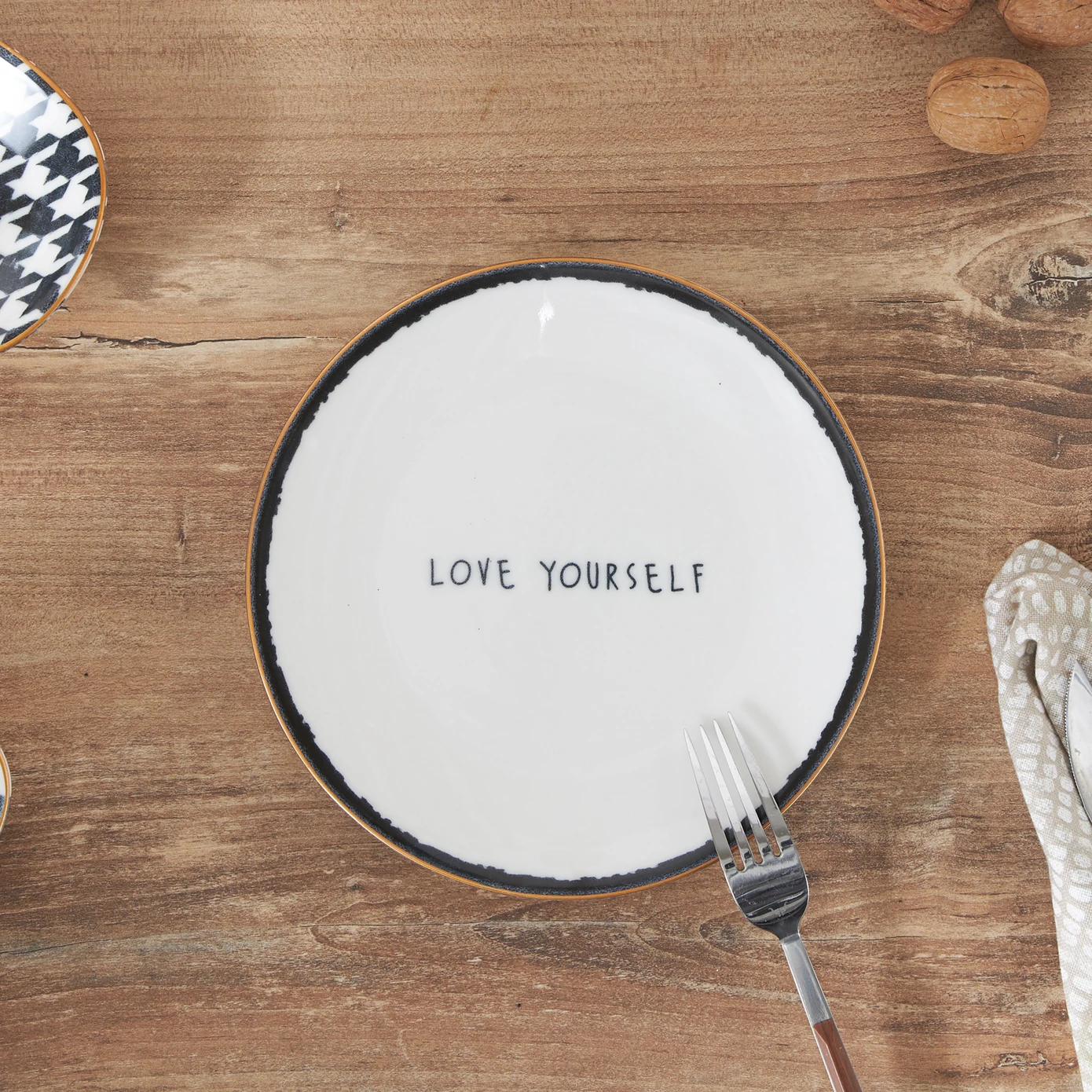 [153.09.01.0488] KARACA COMBINE CAKE PLATE 19 CM