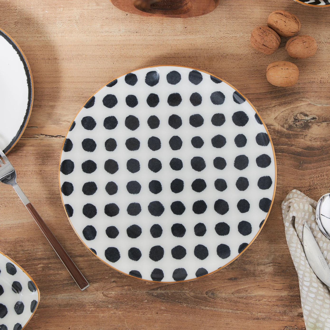 [153.09.01.0487] KARACA COMBINE SERVICE PLATE 25 CM