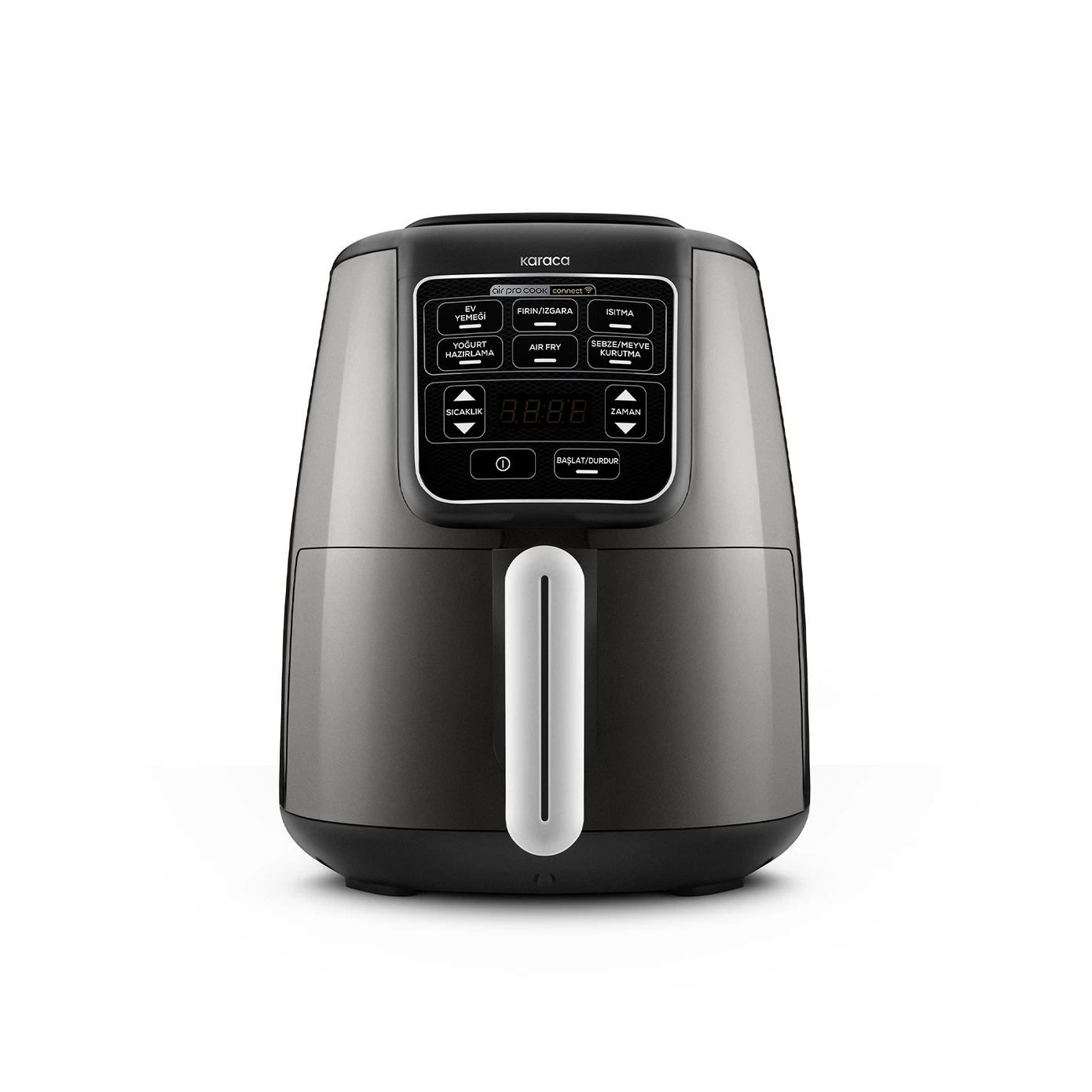 [153.03.06.9619] KARACA CONNECT AIR PRO COOK XL 2IN1 AIRFRYER SHADOW GRAY