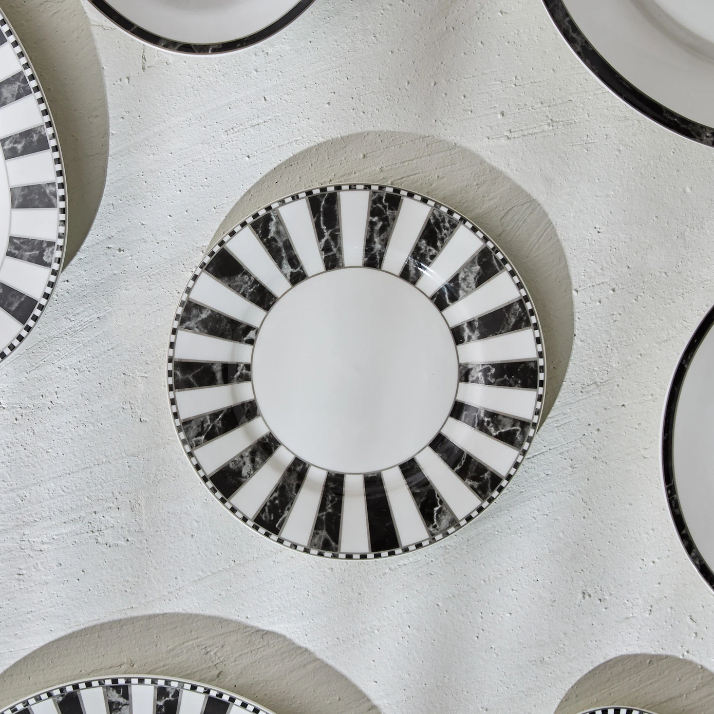 [153.03.08.3672] KARACA DAMALI CAKE PLATE 19CM