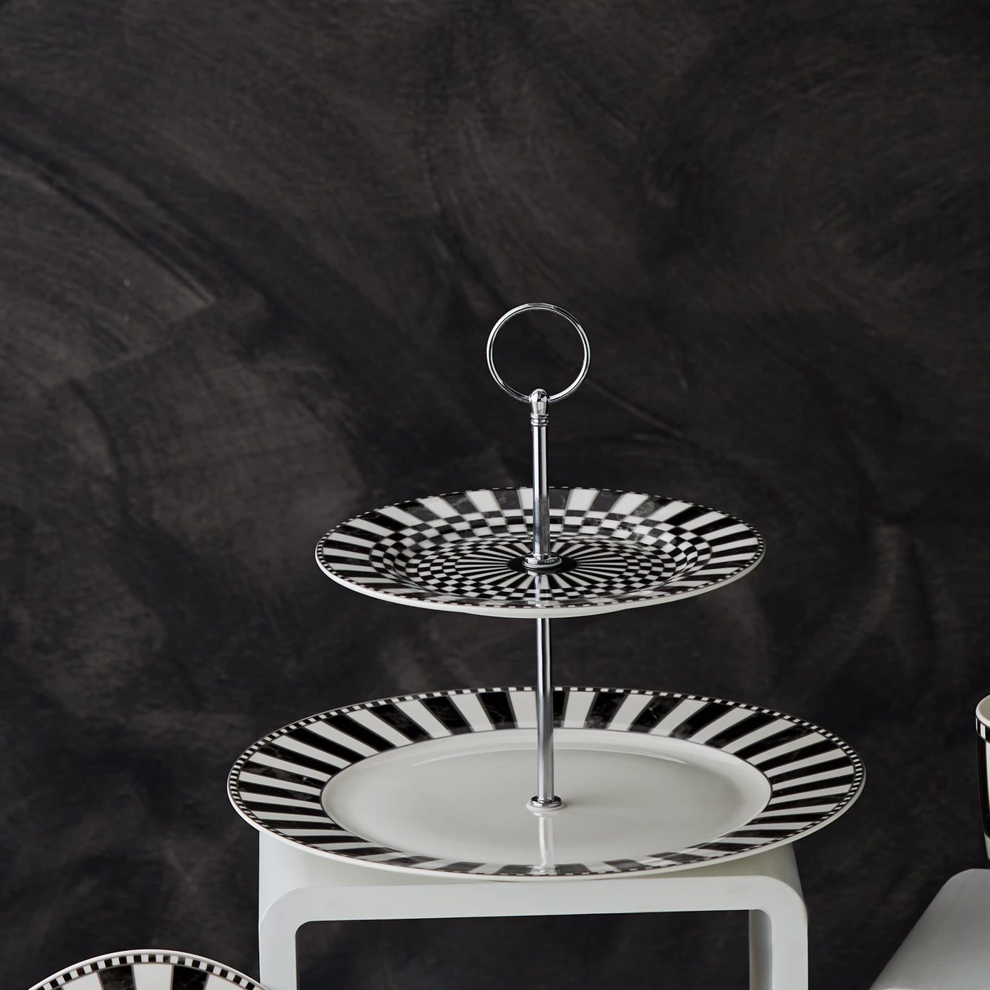 [153.03.08.3684] KARACA DAMALI LAYER COOKIE DISH 27 CM