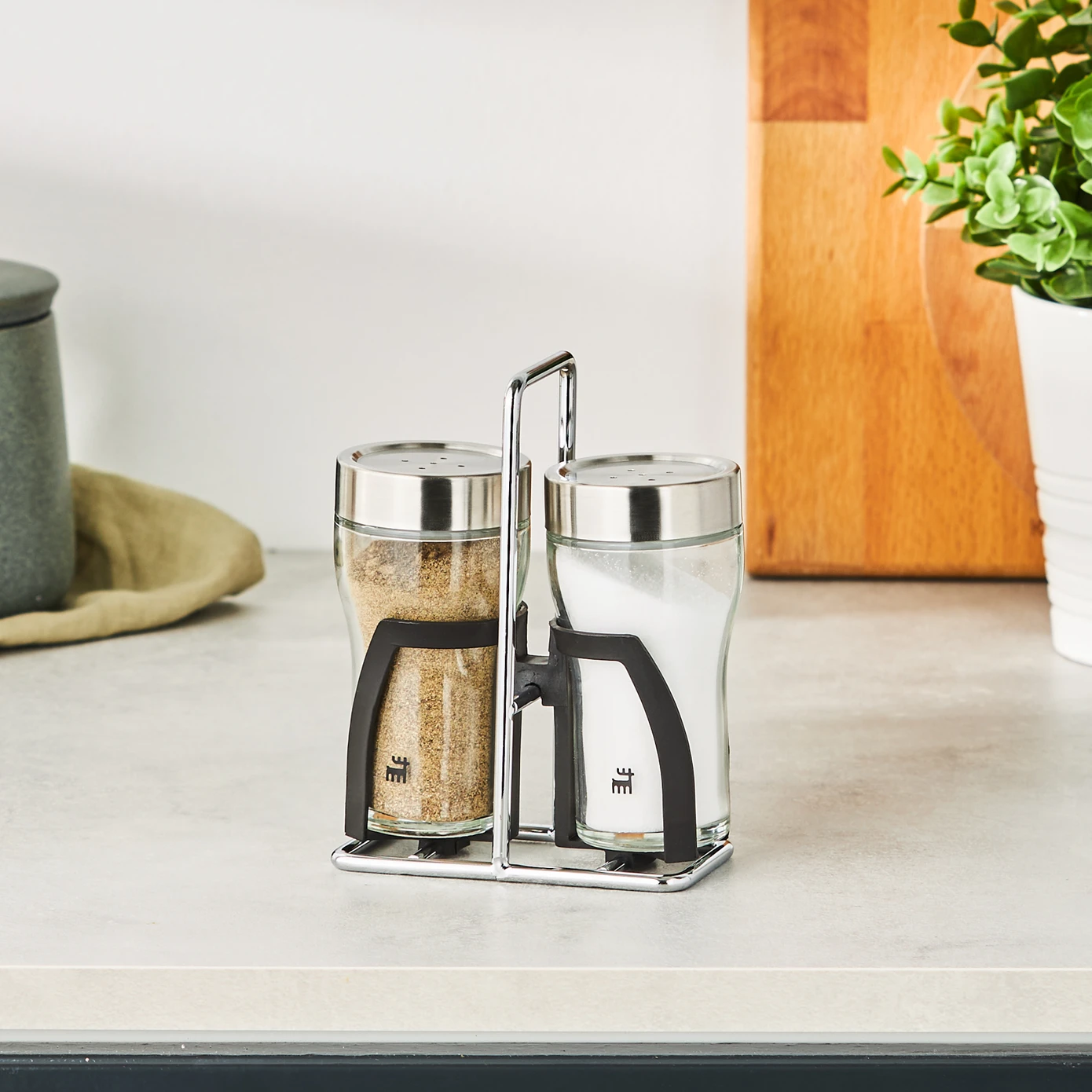 [153.03.08.3012] KARACA DANICA CAM TUZLUK&BİBERLİK, GRİ