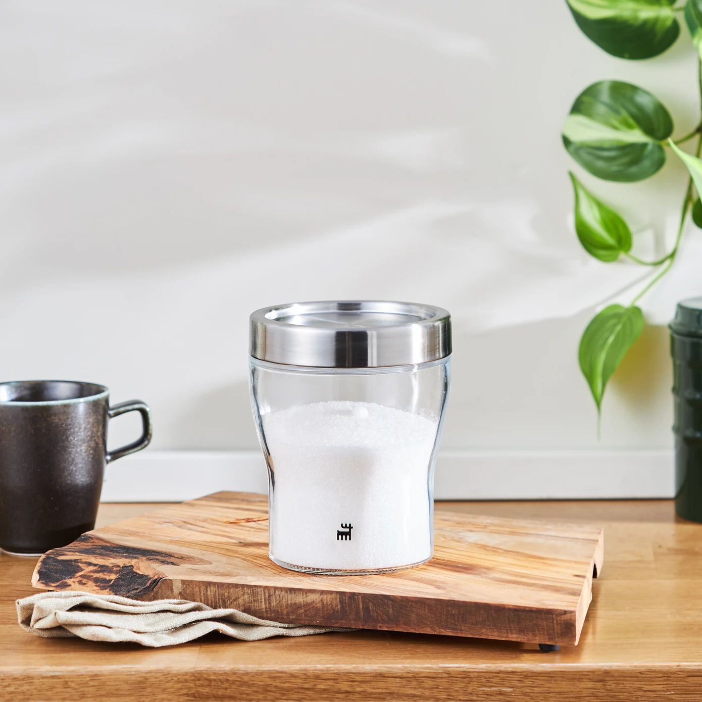 [153.03.08.3009] KARACA DANICA GLASS STORAGE CONTAINER