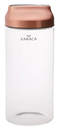 [153.03.06.6688] KARACA DIMPLE COPPER STORAGE CONTAINER - L