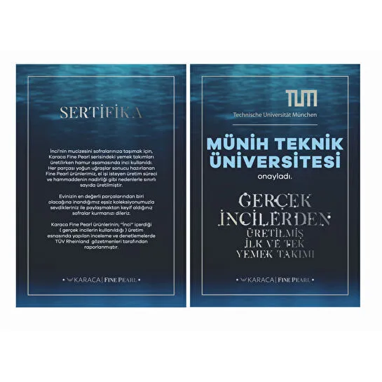 [153.03.07.7224] KARACA FINE PEARL MIDNIGHT 62 PIECE YMT SQUARE