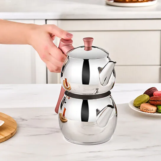 [1000155655002] KARACA FREZYA ÇAYDANLIK TK, MİDİ, ROSE