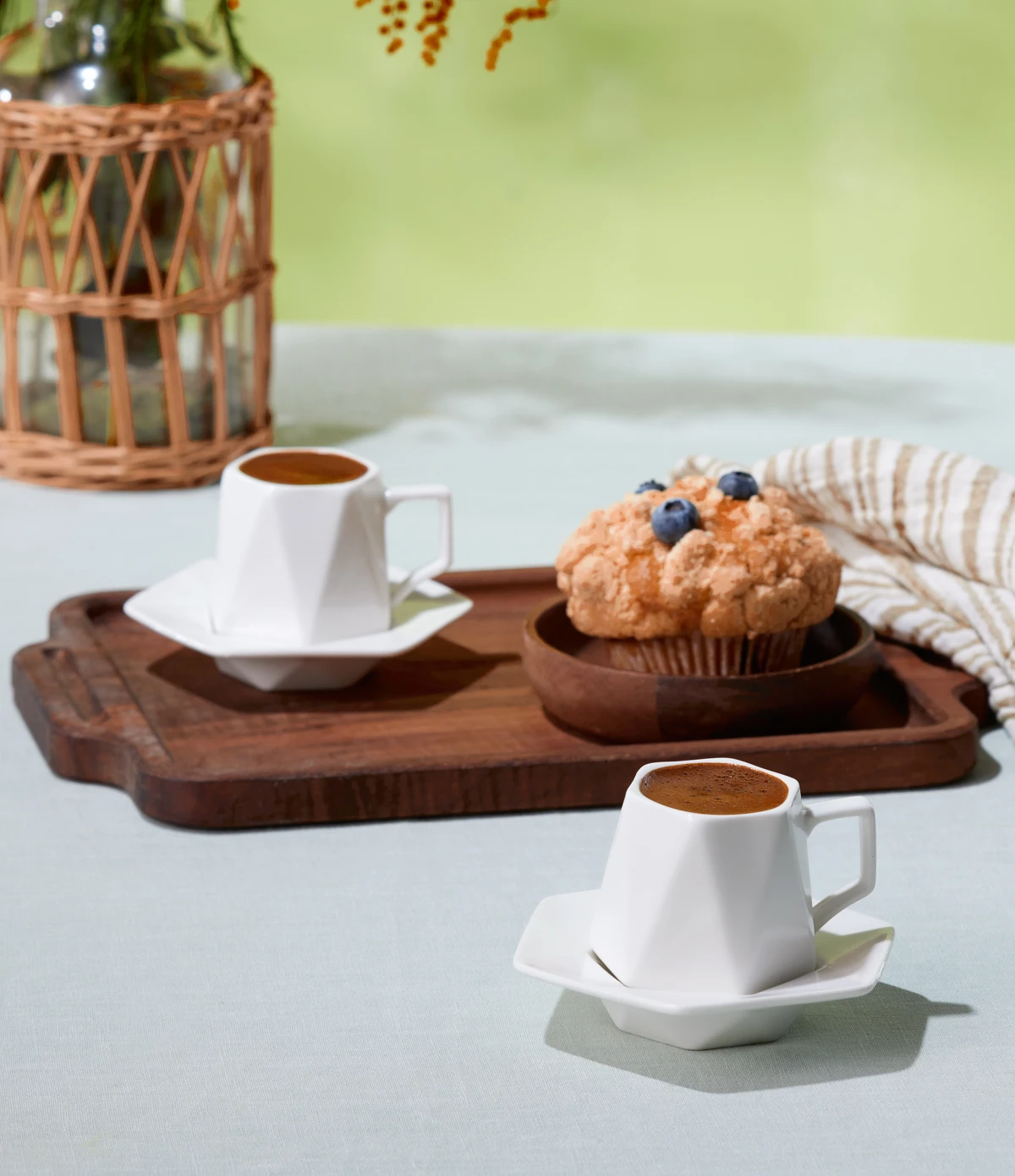 [153.09.01.2988] KARACA GALA 90 ML COFFEE CUP FOR 2 PEOPLE