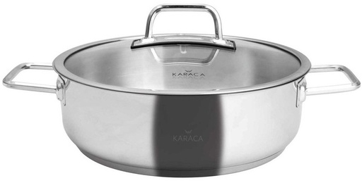 [153.03.08.0029] KARACA GALAXY STEEL K.YARIK POT 28 CM 4.5 LT