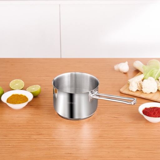 [153.03.08.2837] KARACA GRACE STEEL MILK JOKER 14 CM 1.6 LT