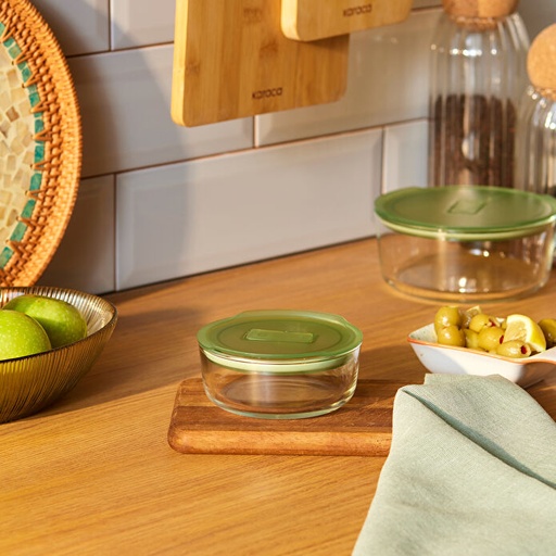 [1000207468001] KARACA GREEN YUVARLAK  300 ML SAK, YEŞİL