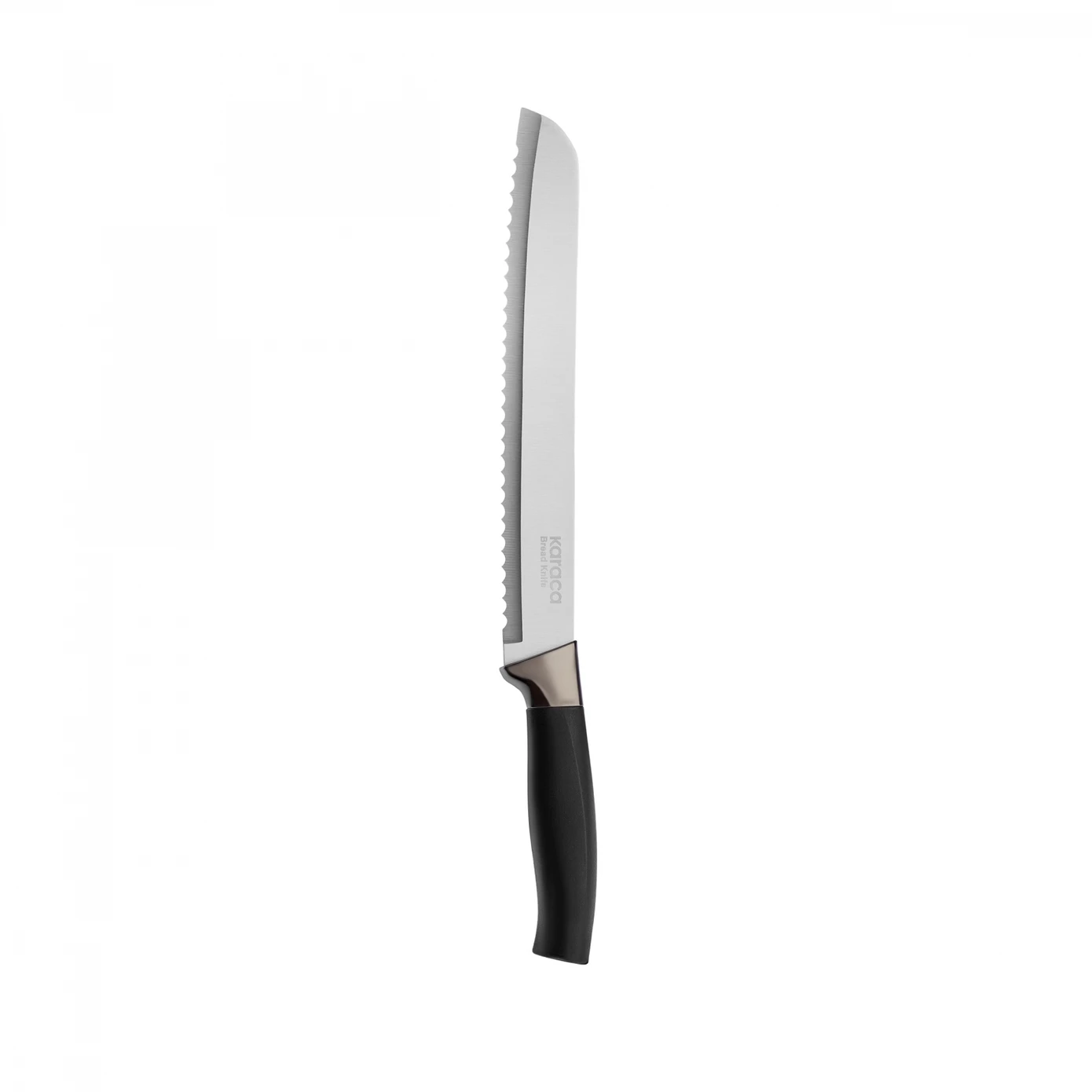 [153.03.08.2587] KARACA HELIOS BLACK BREAD KNIFE