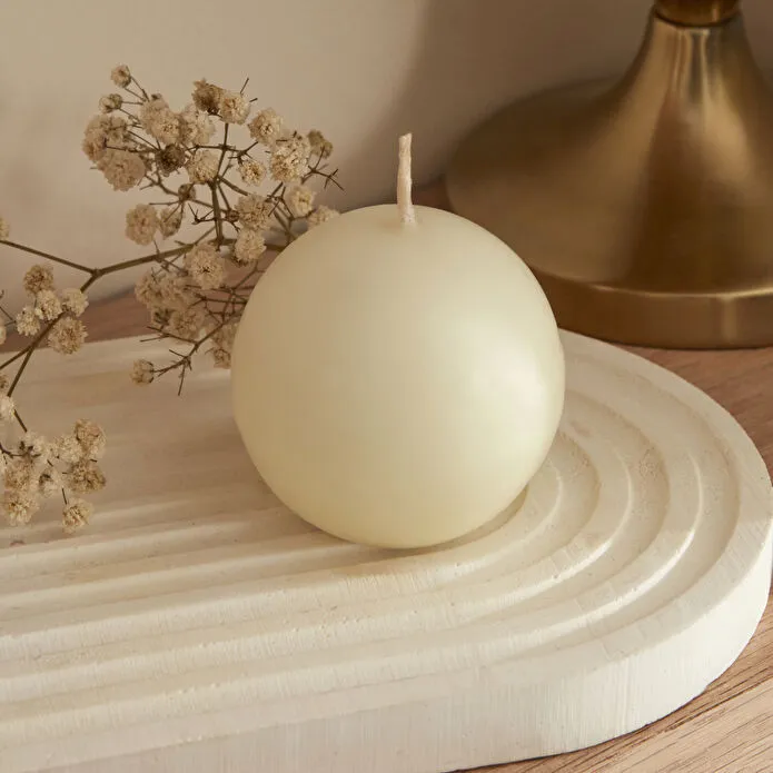 [1000195479003] KARACA HOME BALL MUM, 6 CM, BEJ