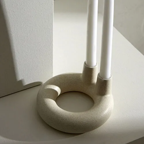 [1000155881007] KARACA HOME BURGULU 2Lİ ŞAMDAN MUM, SAR