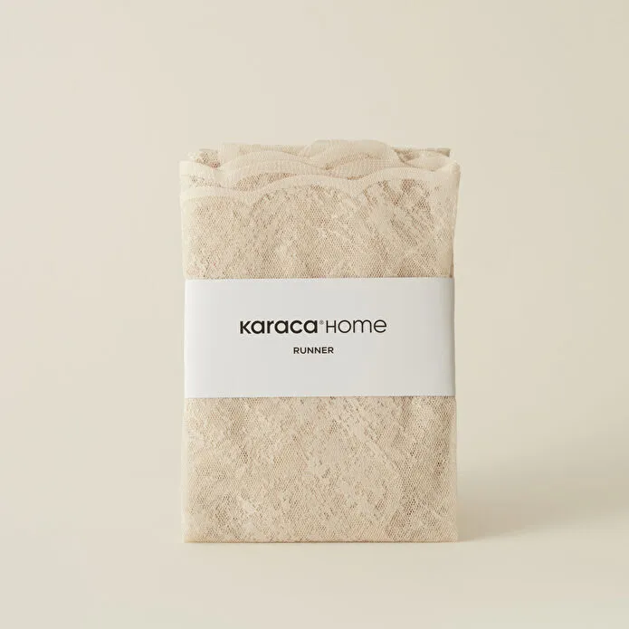 [1000162815001] KARACA HOME LUANA  RUNNER, BEJ