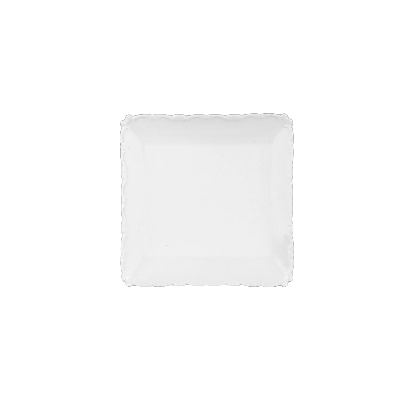 [153.03.07.6145] KARACA IVY CAKE PLATE 15.2X15.2X2CM