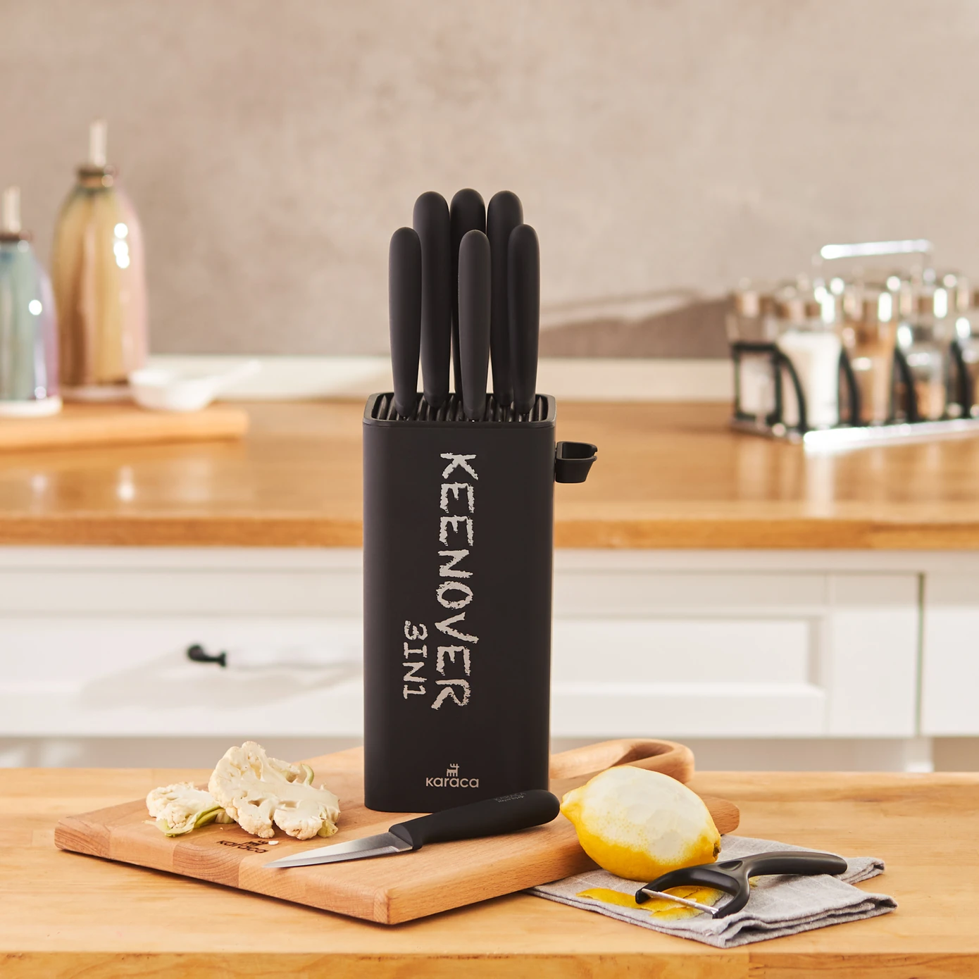 [153.09.01.3324] KARACA KEENOVER 3IN1 10 PIECE KNIFE SET