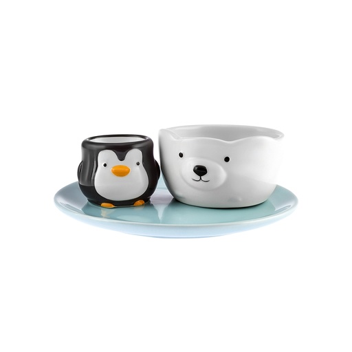 [153.03.05.0239] KARACA KUTUP 3 PIECE FOOD SET