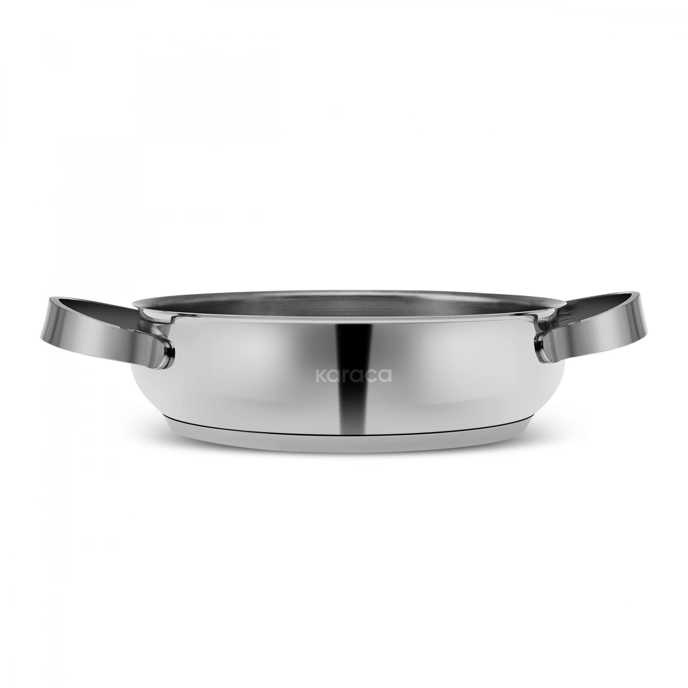 [153.03.08.2810] KARACA KUZİNA ÇELİK SAHAN 20 CM, RENKSİZ