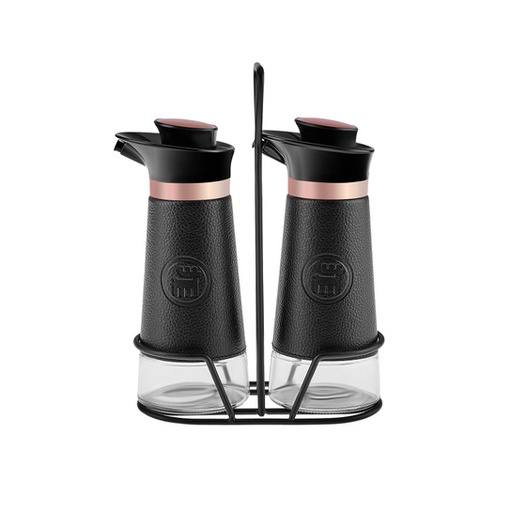 [153.03.08.4848] KARACA LATIN LEATHER OIL & VINEGAR BAKER