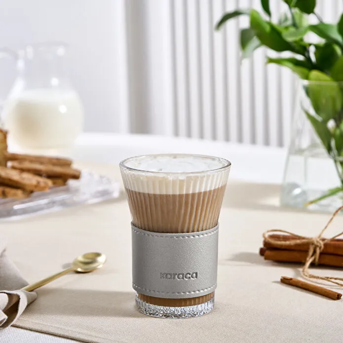 [1000156761006] KARACA LEATHER COOL TOUCH LATTE, PLATIN