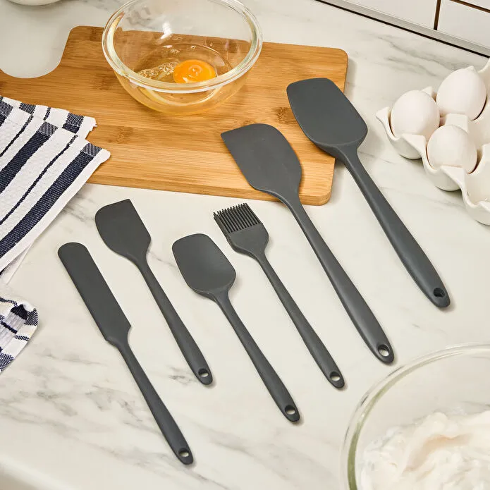 [1000156894001] KARACA LIVELY 6 PARÇA SİLİKON, ANTRASİT