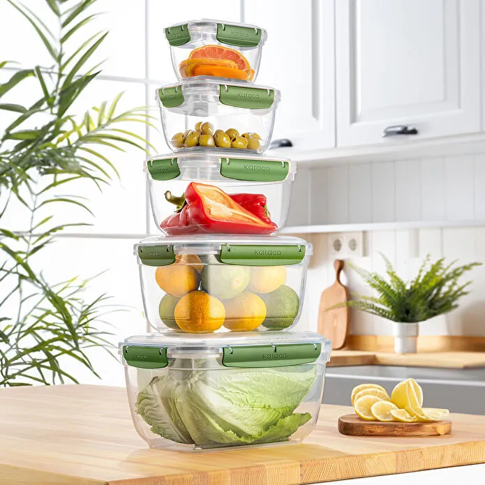 [1000237387001] KARACA LOCKER SAVE 5'Lİ DERİ, KOYU YEŞİL