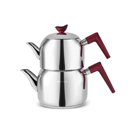 [1000154171002] KARACA MAÇKA ÇAYDANLIK TK, MİNİ, KIRMIZI