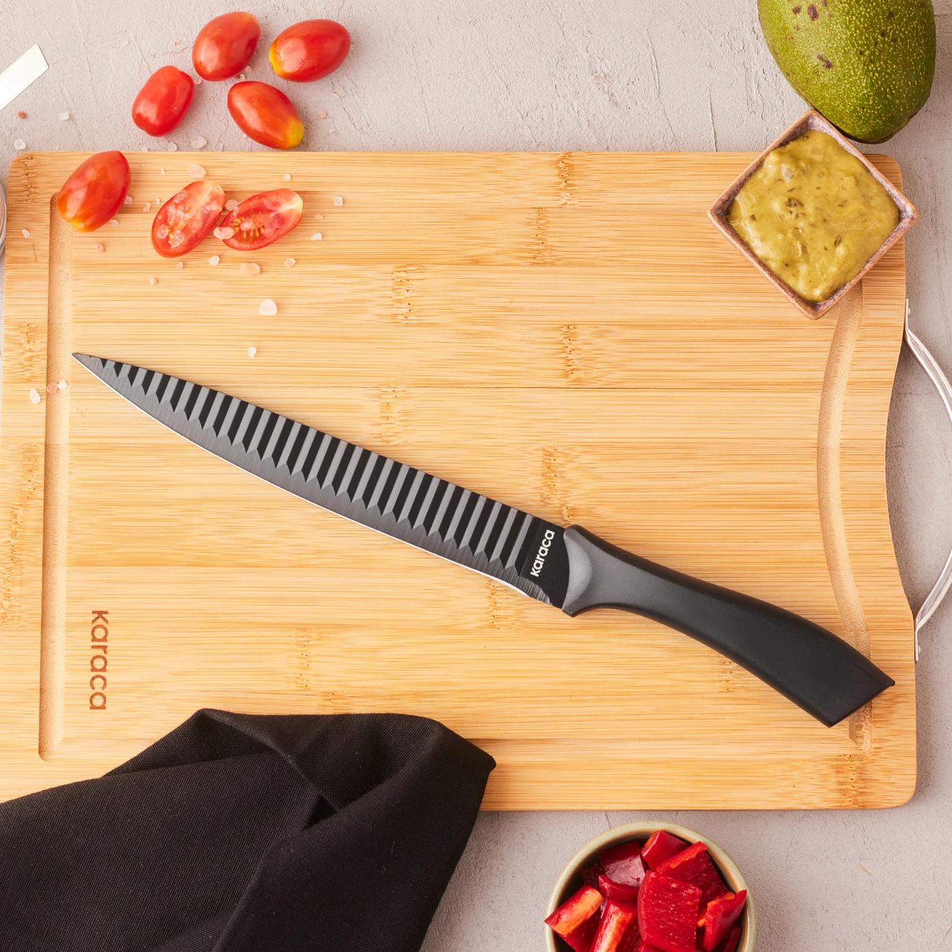 [153.03.09.0007] KARACA MOMENTUM SLICING KNIFE