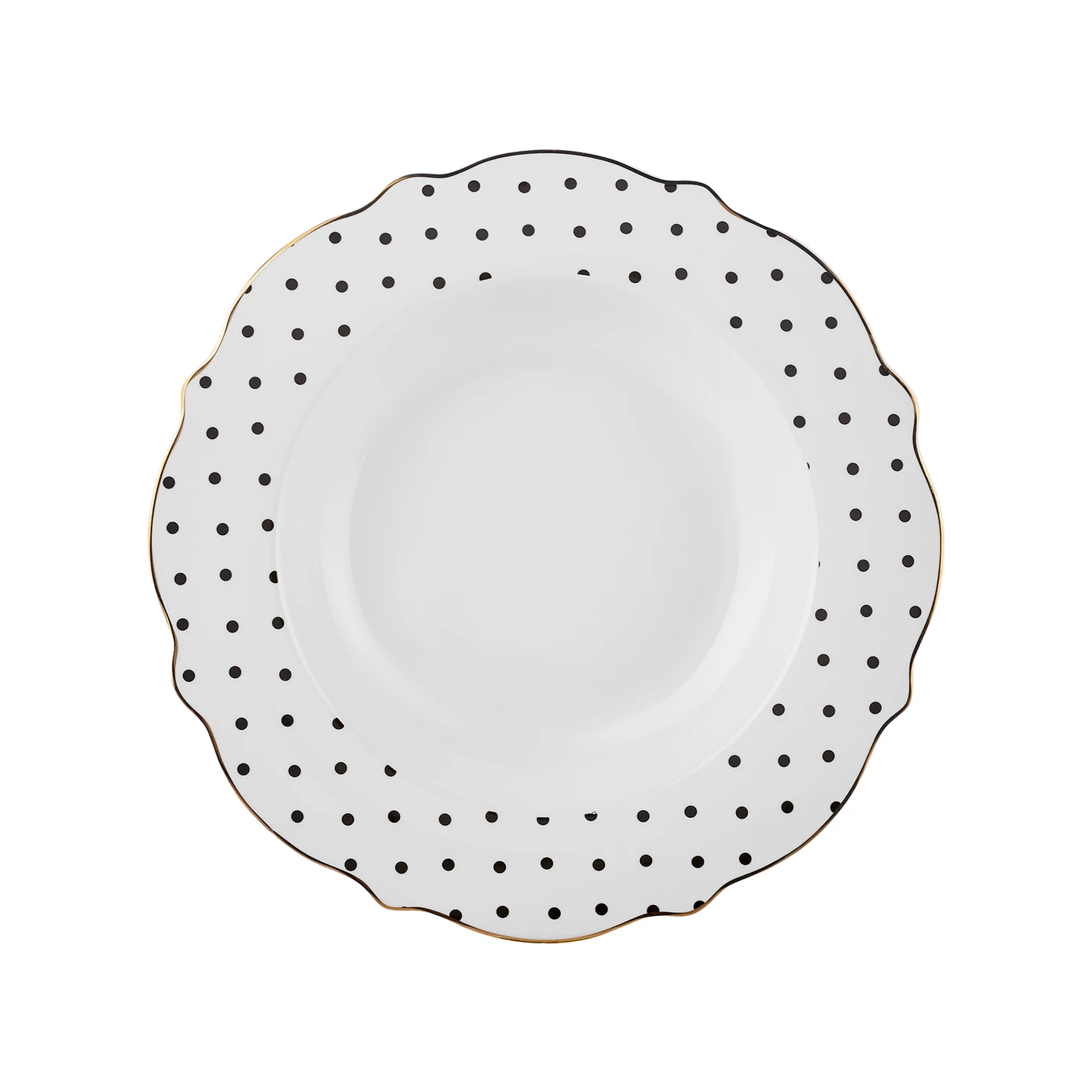 [153.09.01.4362] KARACA NEW ROMANTIC BLACK POOL POT PLATE 24CM