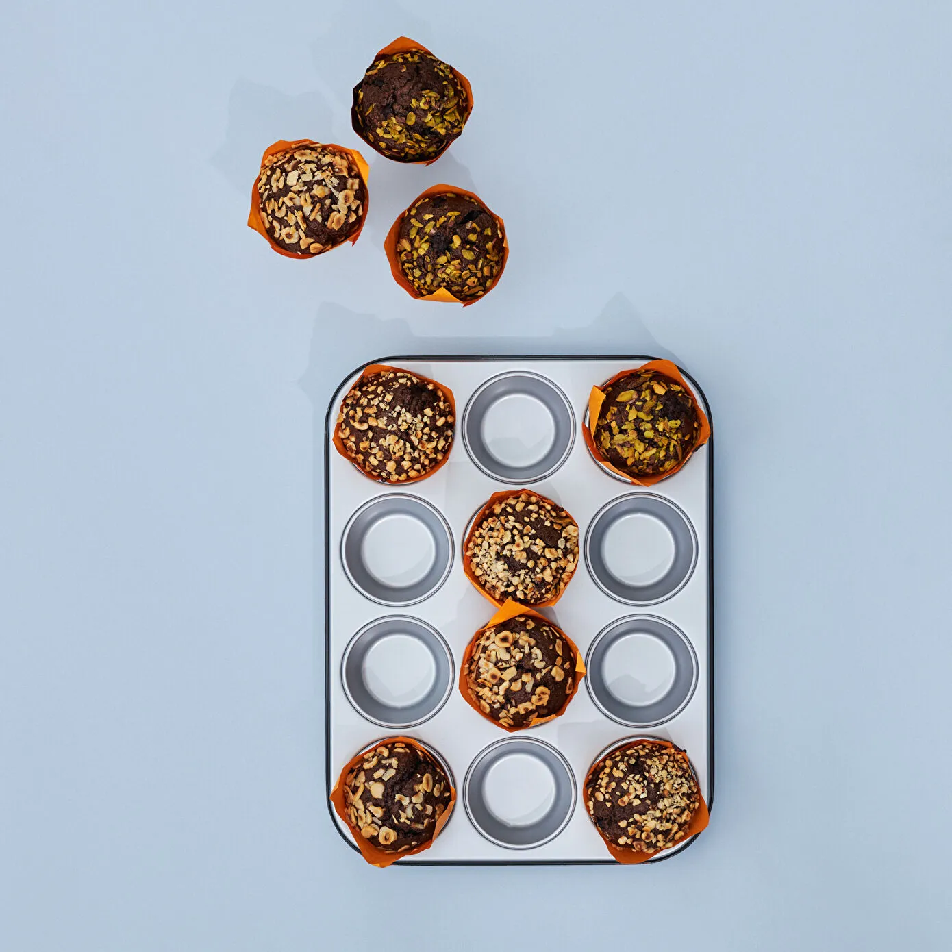 [1000002068001] KARACA NİMBUS 12'Lİ MUFFIN KEK K, SILVER