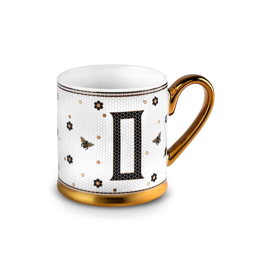 [1000004020001] KARACA O HARFLİ KUPA 330 ML, BEYAZ