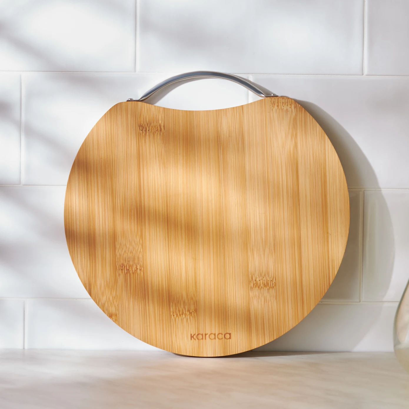 [153.03.09.0019] KARACA OWEN ROUND SMALL CUTTING BOARD