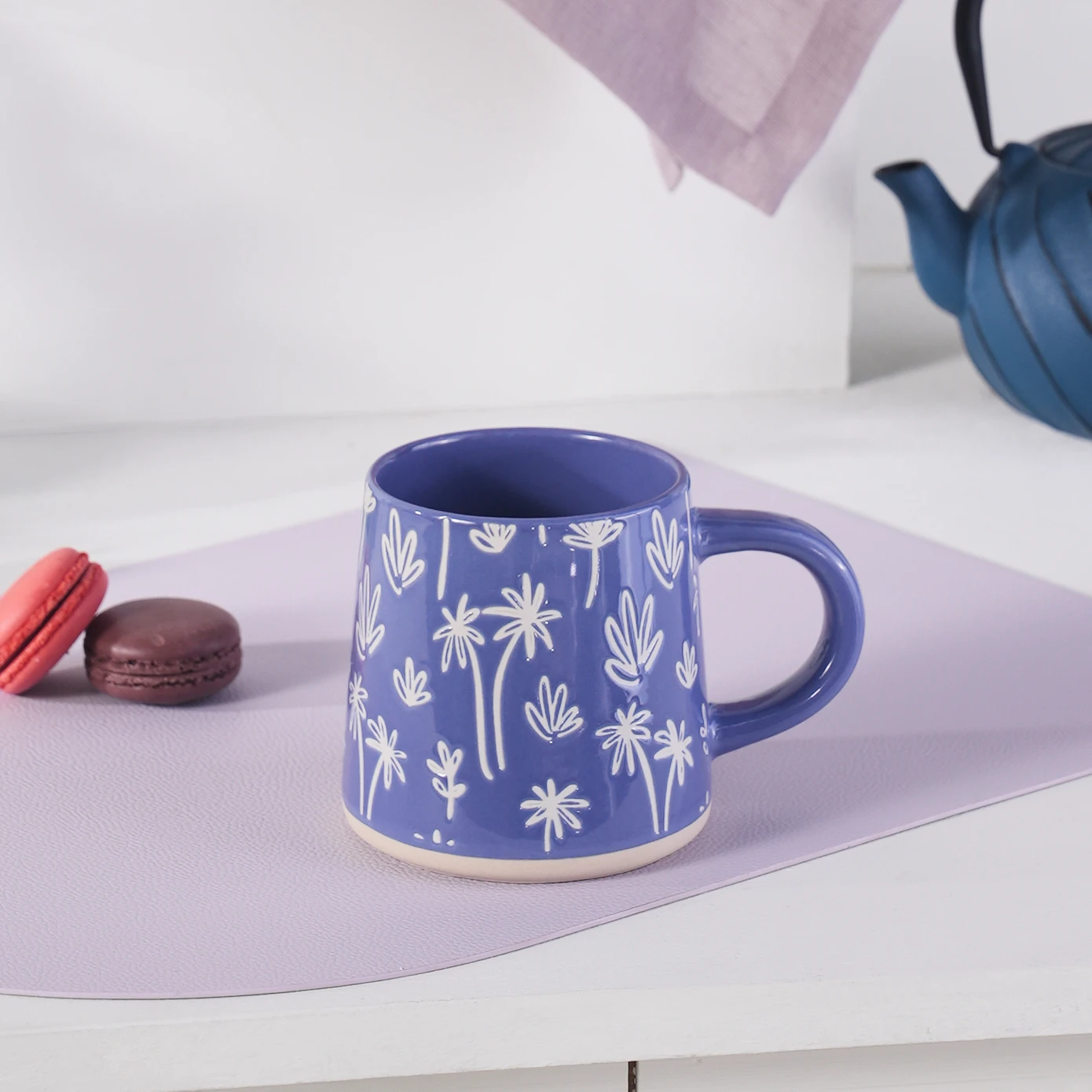 [153.09.01.2853] KARACA PALM 380 ML MUG