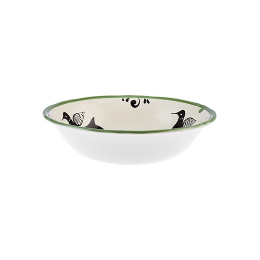 [153.03.06.6186] KARACA PAYE SELÇUKLU SERIES BOL BOWL WITH BIRD V1 24 CM