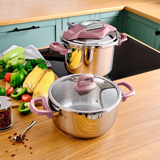 [1000014079001] KARACA PERFECT 4+6 L DÜDÜKLÜ TENC, PEMBE