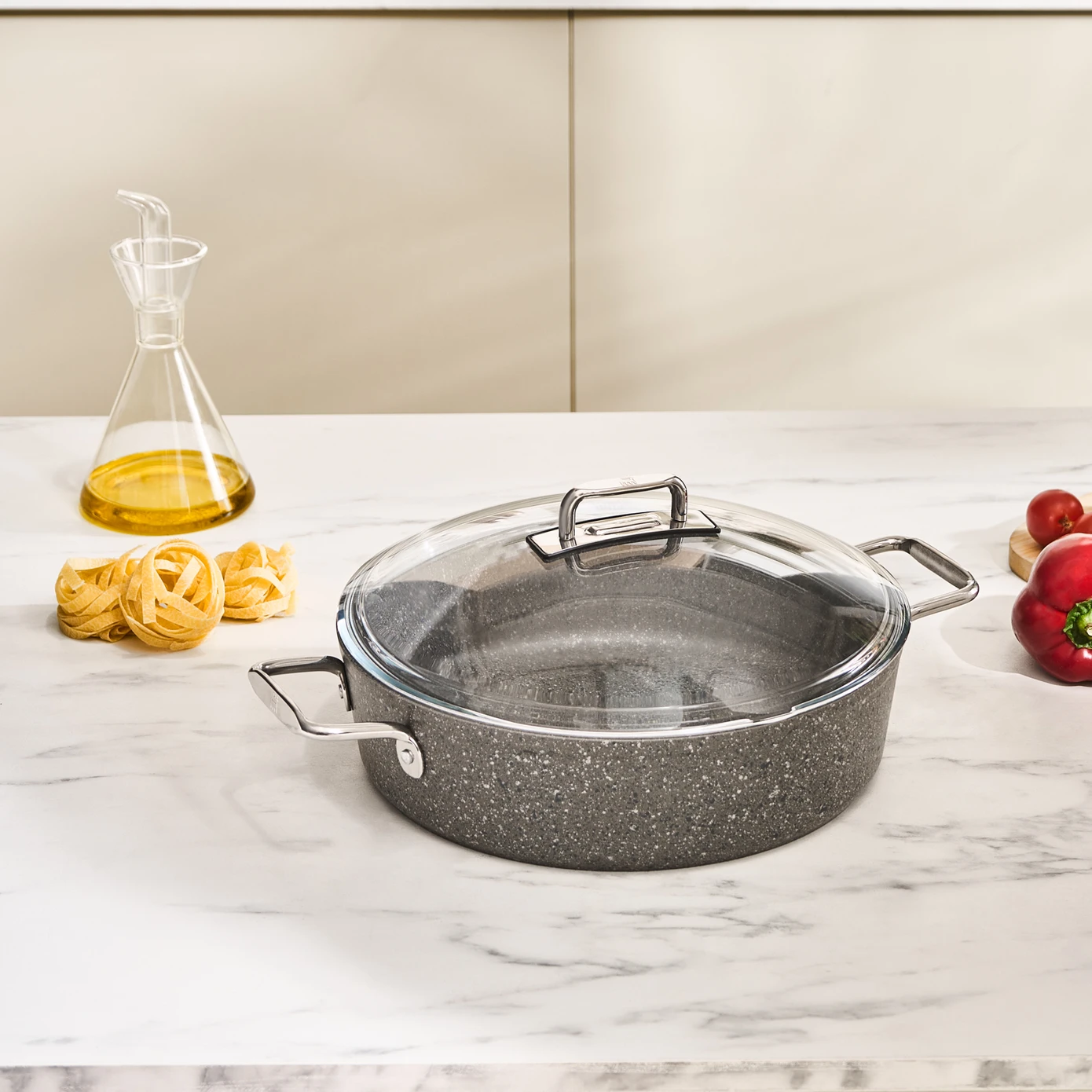 [153.09.01.1834] KARACA SALVADOR BIO GRANITE 30 CM CARNIVAD POT