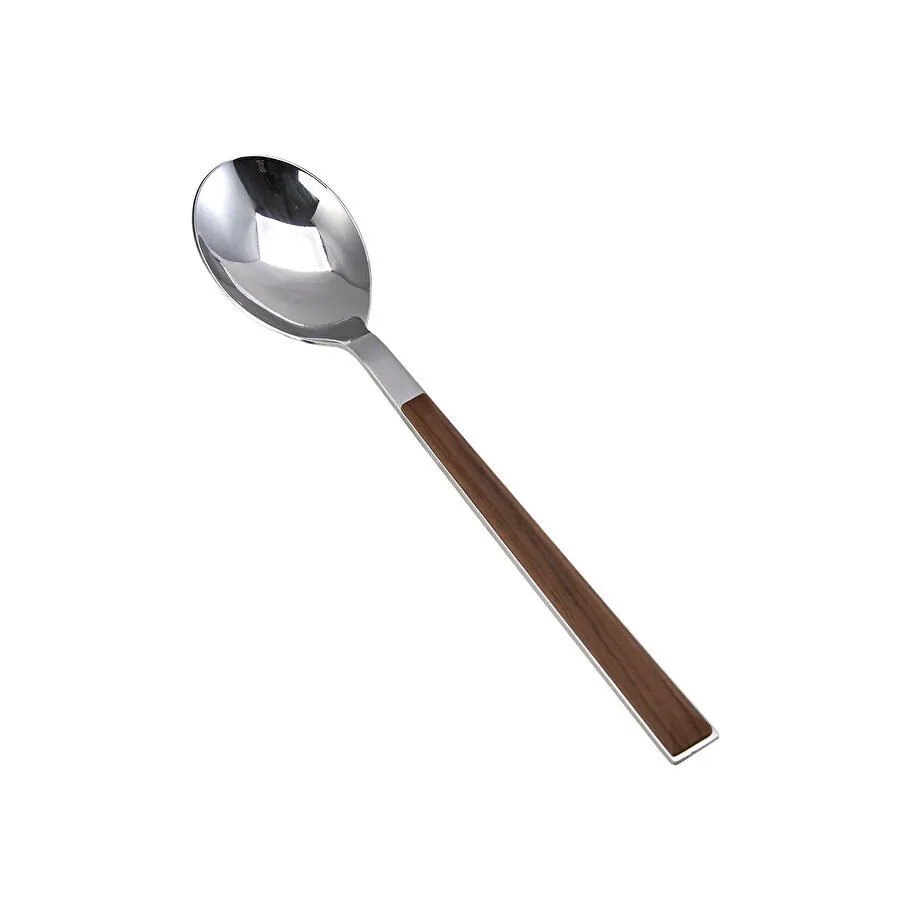 [153.03.07.5048] KARACA SALZBURG WOODEN DESERT SPOON