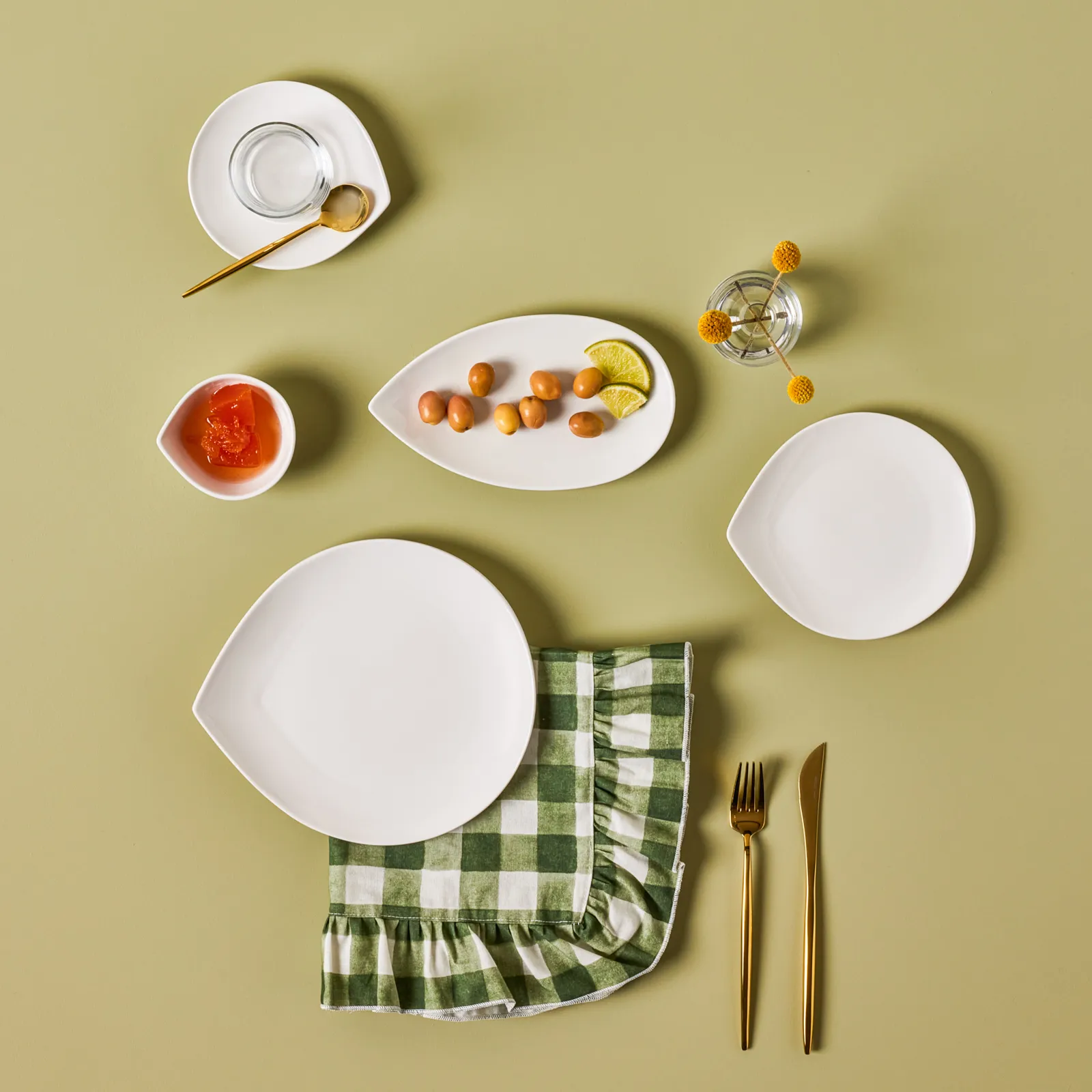 [153.03.08.4502] KARACA SOLTA 26 PIECES BREAKFAST SET RND