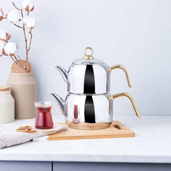 [1000018333001] KARACA URBAN MİDİ ÇAYDANLIK TAKIMI, GOLD