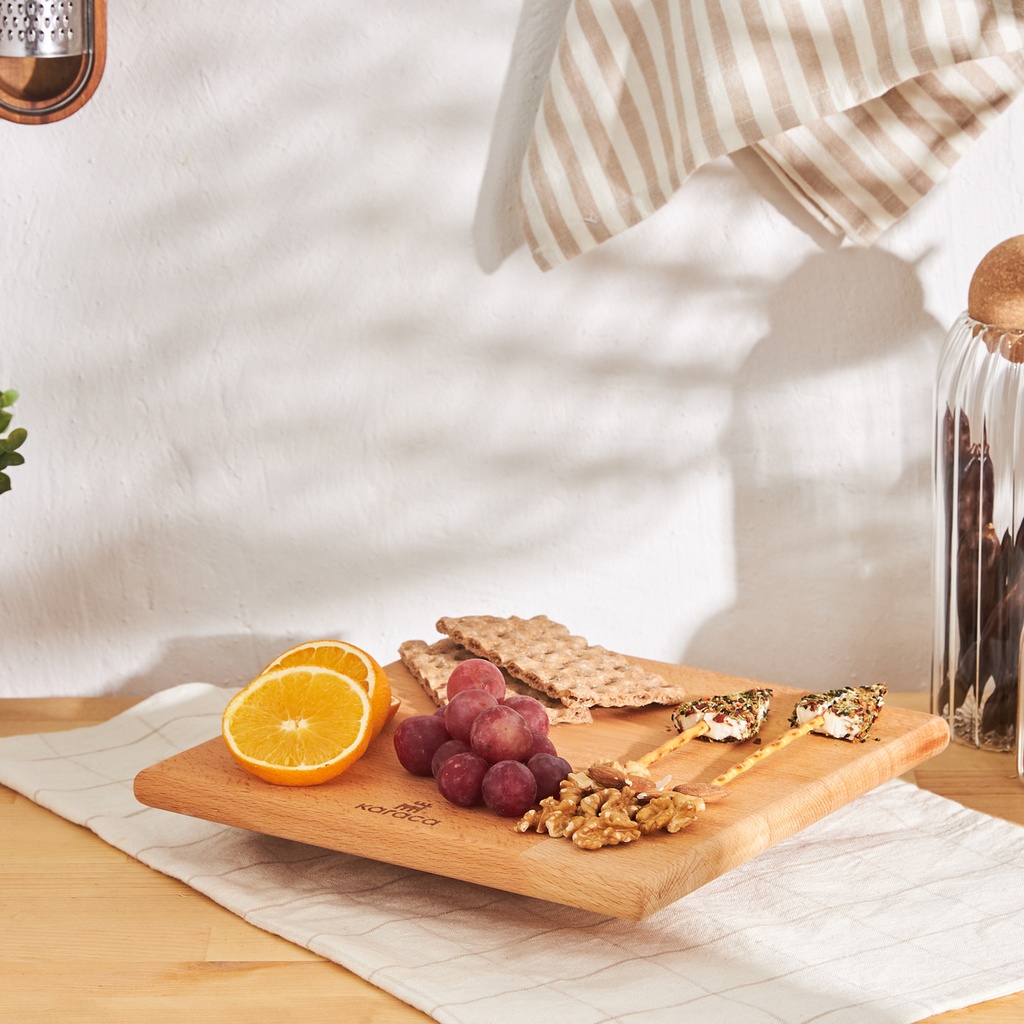 [153.03.09.0124] KARACA URBANWOOD RETURNABLE PRESENTATION BOARD-SQUARE