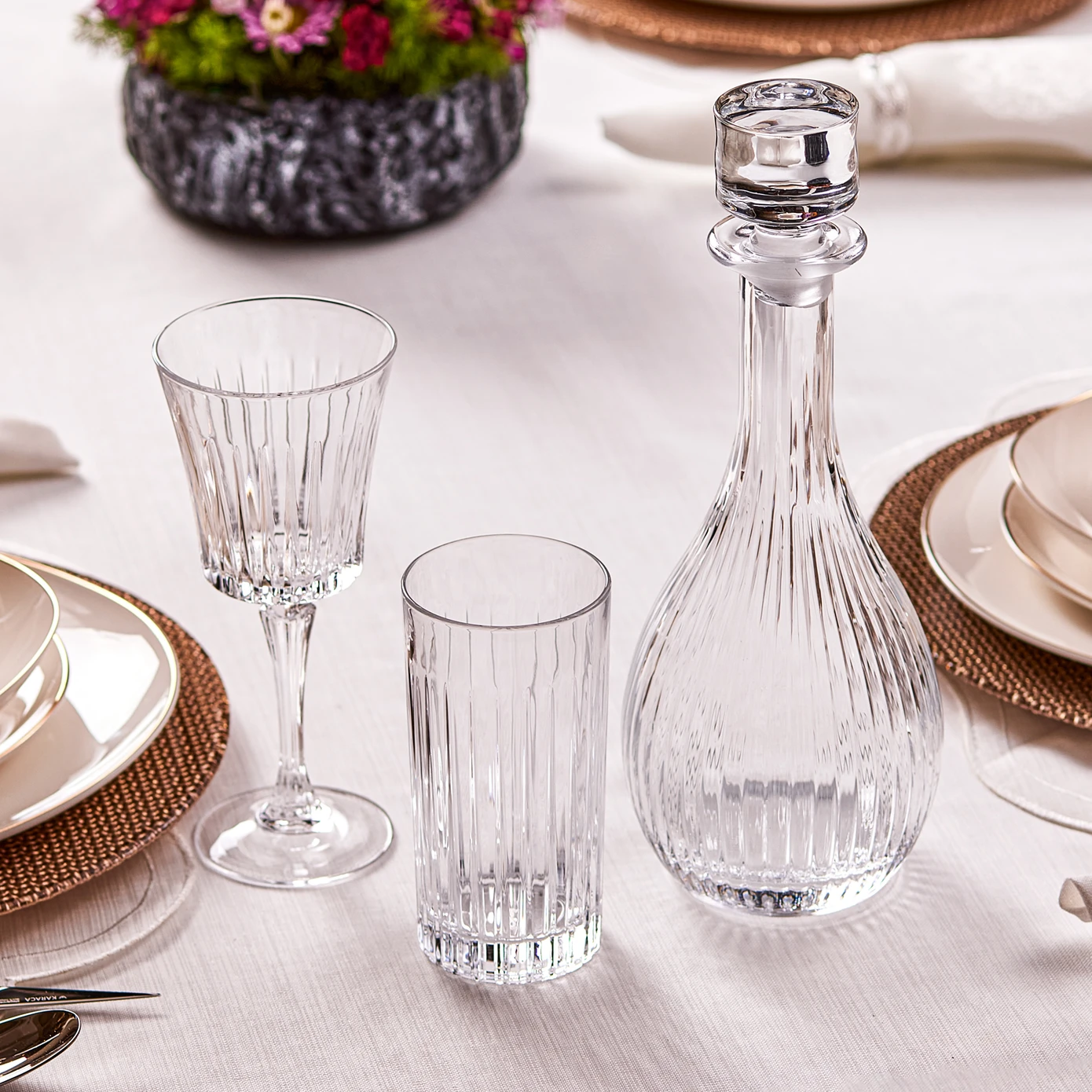 [153.03.08.0599] KARACA VERONA 25 PIECES GLASS SET RCR