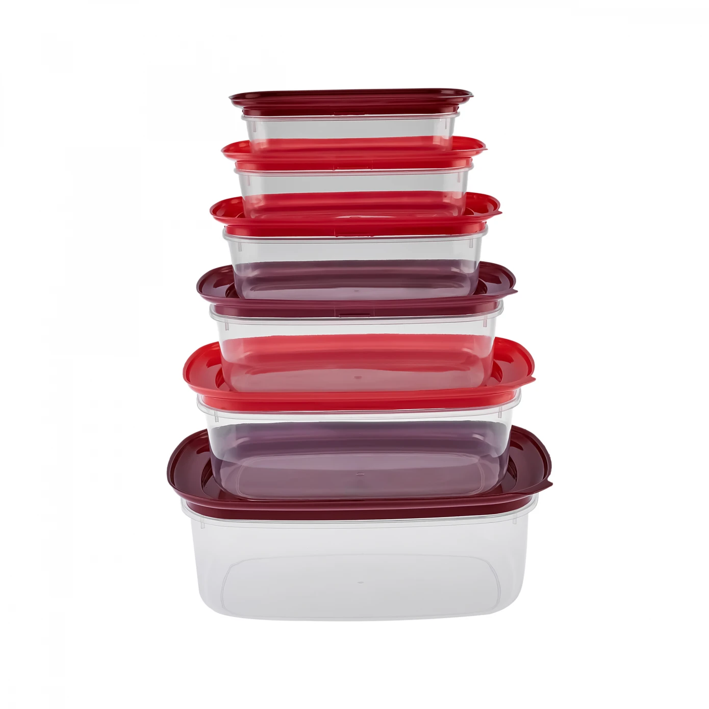 [153.09.01.0766] KARACA VICKS RED VELVET 6-PIECE STORAGE CONTAINER