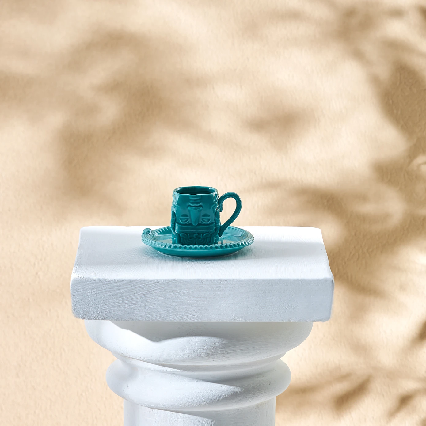 [153.09.01.2542] KARACA X IST COLLECTION MEDUSA TURKISH COFFEE CUP GREEN