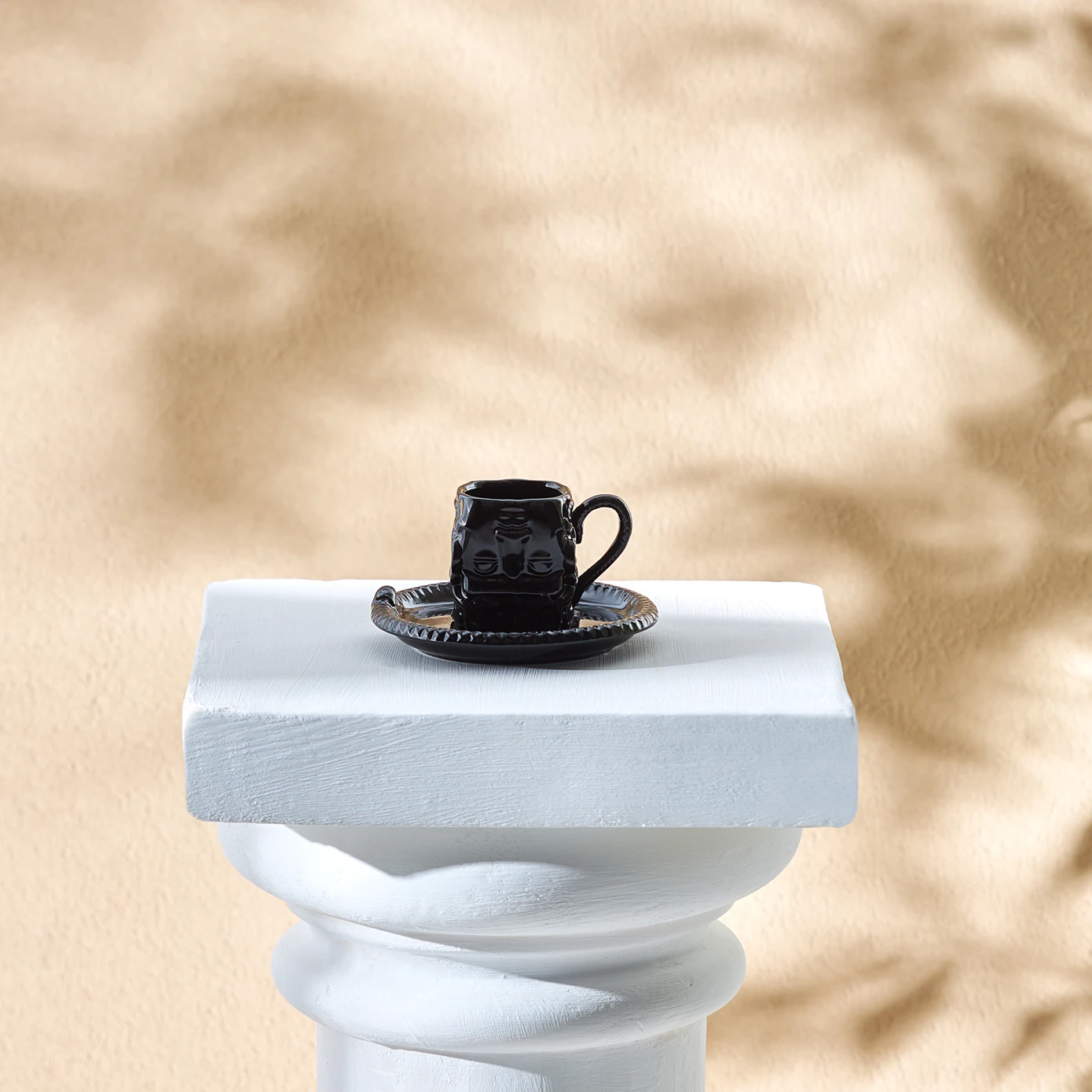 [153.09.01.2546] KARACA X İST COLLECTION MEDUSA TURKISH COFFEE CUP BLACK