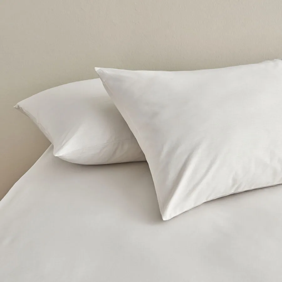 [200.22.14.0372] Karaca Home 2'li Yastık Kılıfı  Açık Gri 50x70 cm