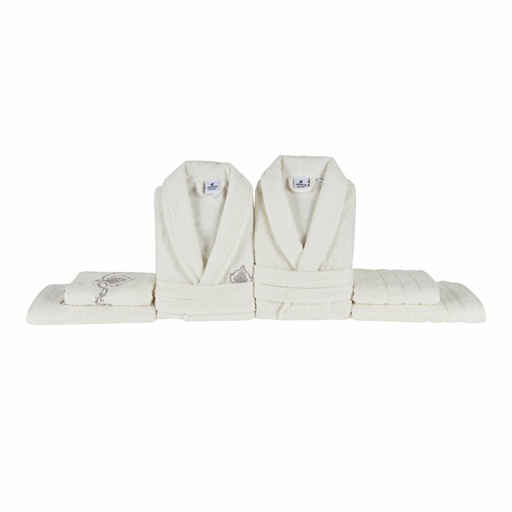 [200.22.04.0076] KH DESMA WHITE-WHITE FAMILY BATHROOM SET