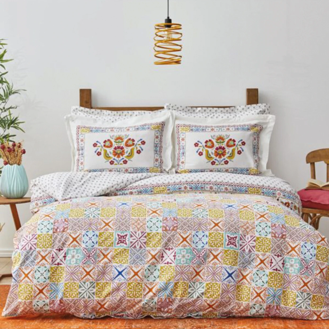 [200.18.01.0636] KH LUMINA YELLOW DOUBLE KS DUVET COVER SET (PP)